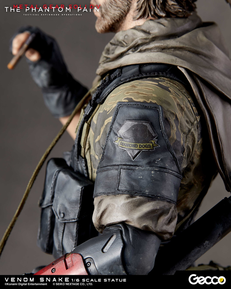 Illustration for article titled $300 Statue Of Metal Gear Solid V's Venom Snake Includes Cute Puppy